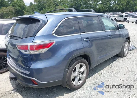 2014 Toyota Highlander Limited Platinum V6 z USA, uszkodzony, nr VIN 5TDDKRFH0ES065660